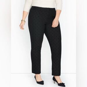 NWT TALBOTS Hampshire Ankle Pants - Heart Print Plus Size 16W